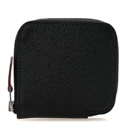 Hermes Epsom Silk'in Coin Purse Black 1 of 10