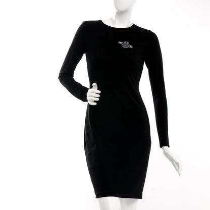 Chanel Glittered Resin Strass Planet Brooch Silver Blue Pink 2 of 5