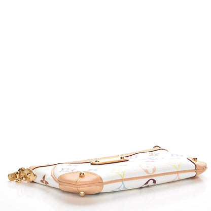 Louis Vuitton Monogram Multicolor Pochette Milla MM White 4 of 7