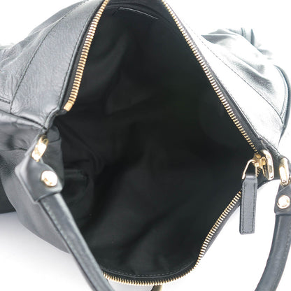 Gucci Calfskin Large D Gold Hobo Black 5 of 7