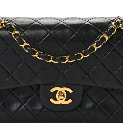 Chanel Lambskin Quilted Small Double Flap Black 9 of 18