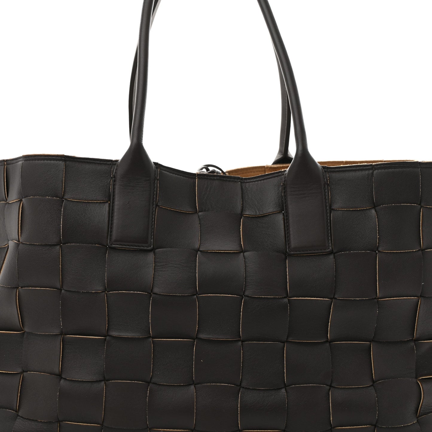 Nappa Maxi Intrecciato Large Cabat Fondant
