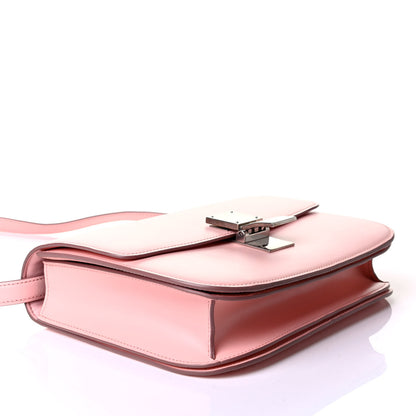 Celine Smooth Calfskin Medium Classic Box Flap Bag Pink 3 of 5