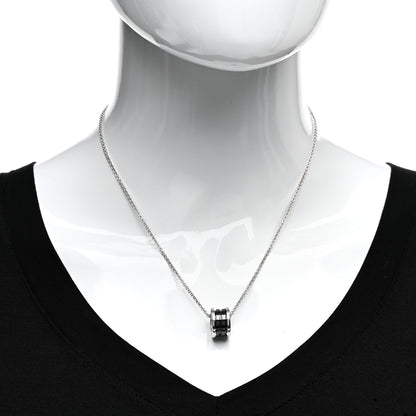 Bulgari Sterling Silver Ceramic Save The Children Pendant Necklace 2 of 5