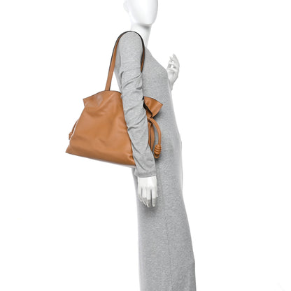 Loewe Calfskin Large Flamenco Knot Bag Warm Desert 2 of 10