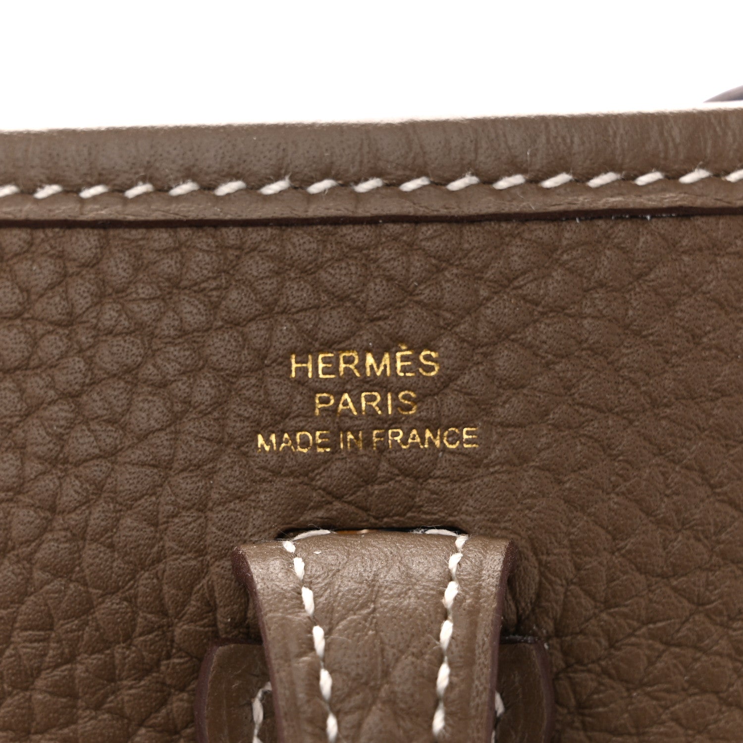 Hermes Taurillon Clemence Amazone Evelyne TPM Etoupe Bleu Indigo 6 of 11