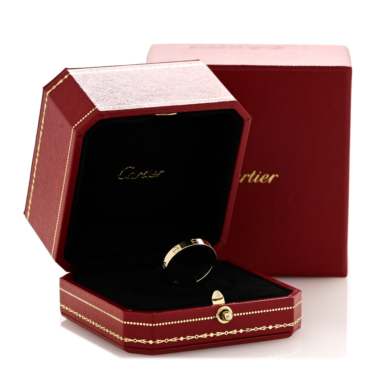 Cartier 18K Yellow Gold 3.5mm LOVE Wedding Band Ring 59 8.75 5 of 5