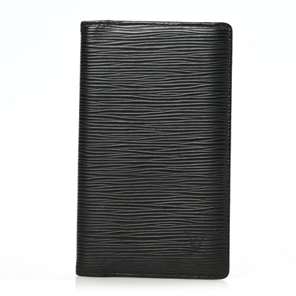 Louis Vuitton Epi Checkbook Organizer Wallet Black 1 of 7