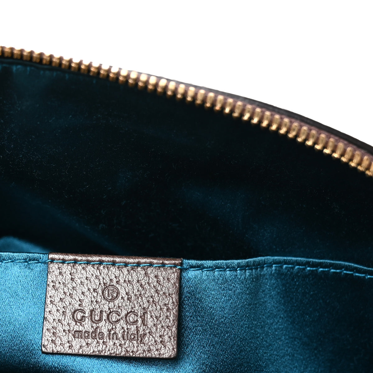 Gucci GG Supreme Monogram Textured Dollar Calfskin Web Small Ophidia Dome Shoulder Bag Beige Ebony New Acero 6 of 10