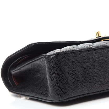Chanel Caviar Quilted Medium Double Flap Black 6 of 14
