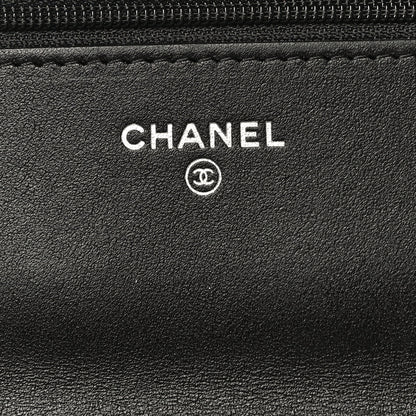 Chanel Aged Calfskin Quilted Reissue Wallet On Chain WOC Black 6 of 13