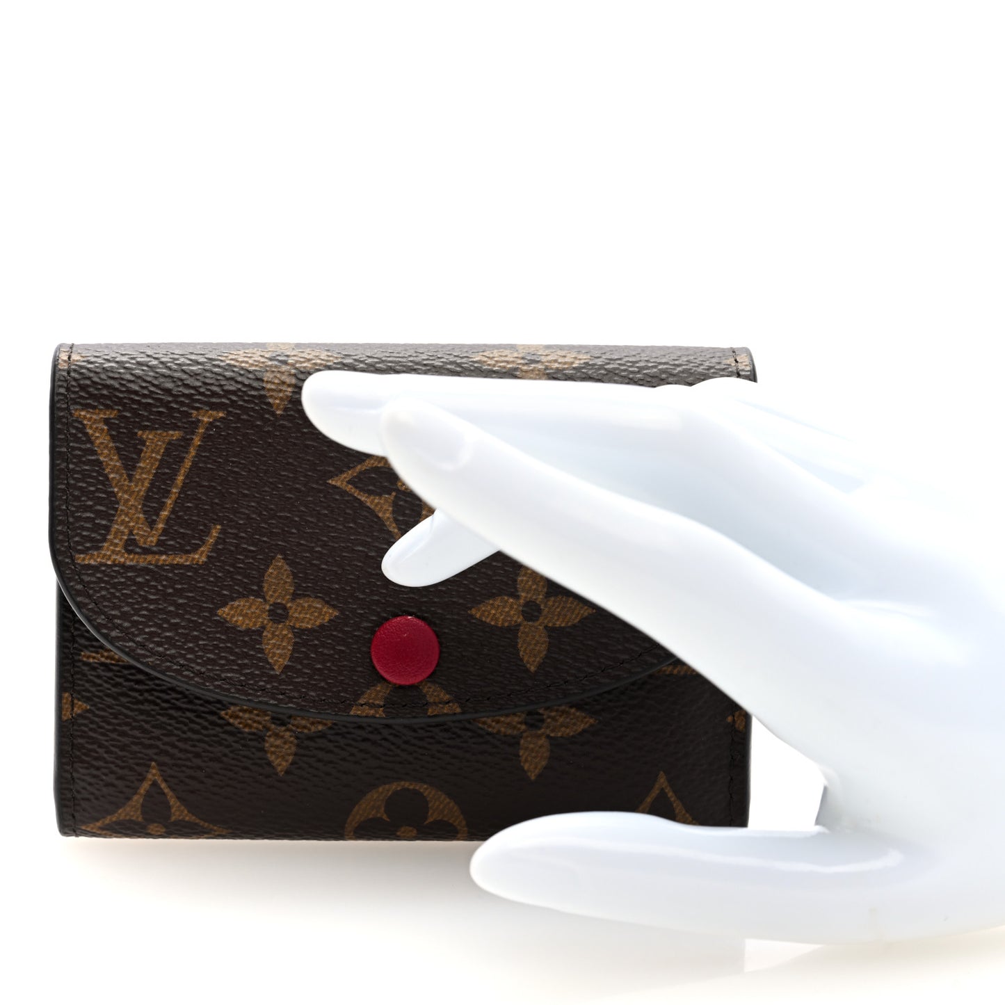 Monogram Rosalie Coin Purse Fuchsia