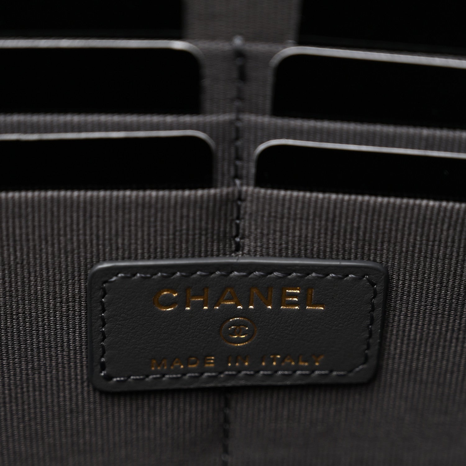 Chanel Caviar Quilted Large Flap Zip Clutch Grey 6 of 9
