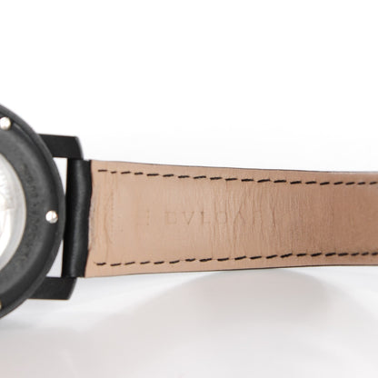 Bulgari Carbon Calfskin 40mm Carbongold Automatic Watch Black 5 of 6