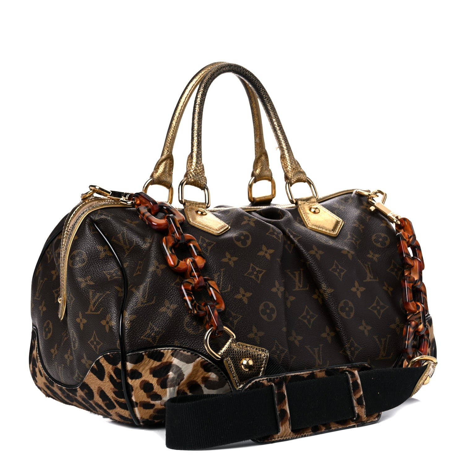 Louis Vuitton Monogram Leopard Stephen Bag 3 of 29