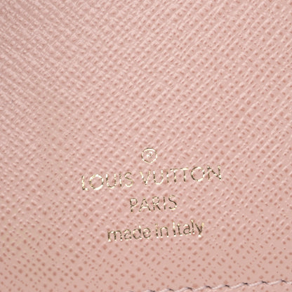 Louis Vuitton Damier Azur Victorine Wallet Rose Ballerine 6 of 11
