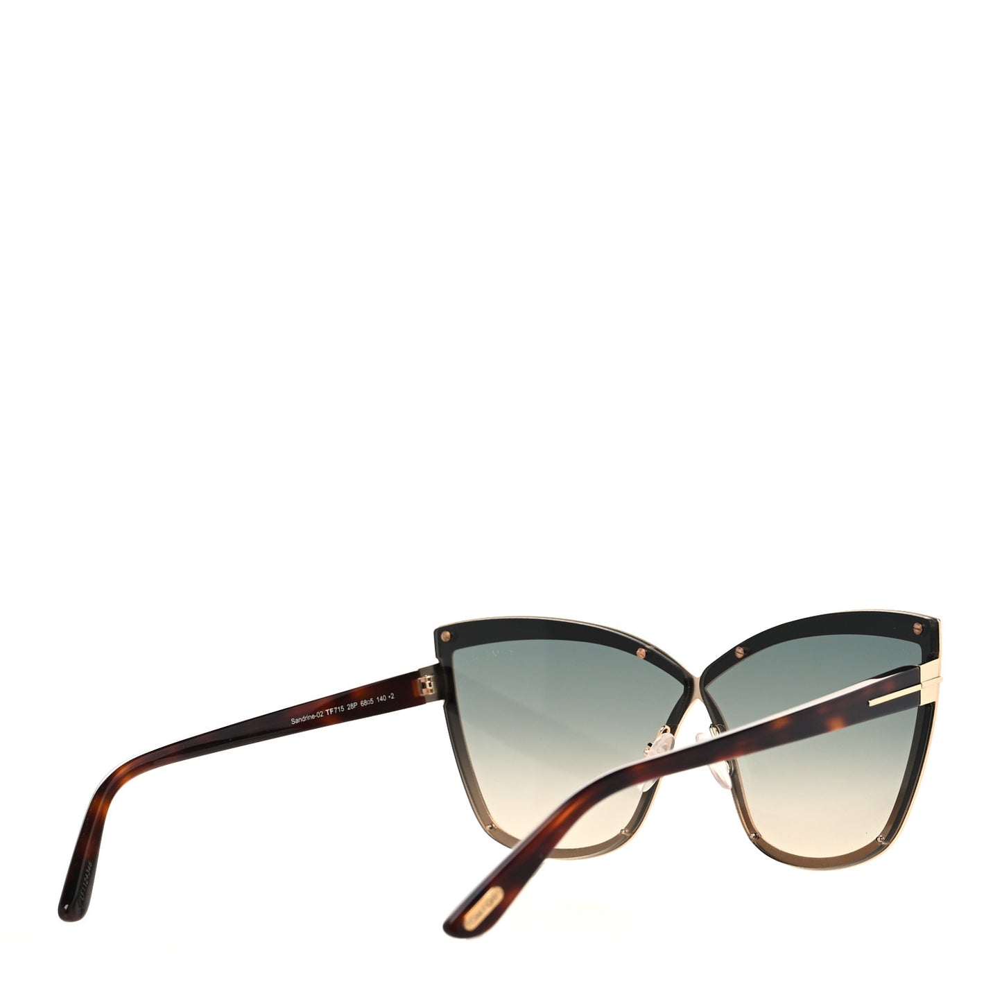 Sandrine Sunglasses TF715 Gold Tortoise