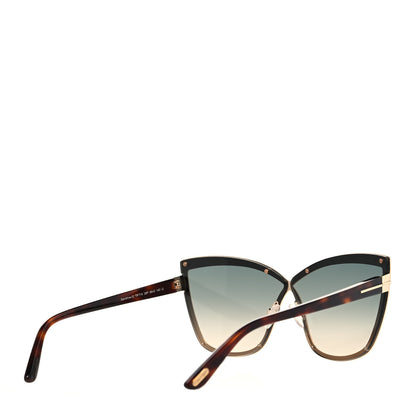Tom Ford Sandrine Sunglasses TF715 Gold Tortoise 4 of 8