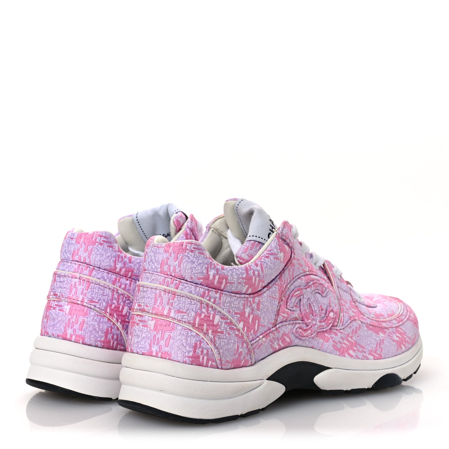 Tweed CC Sneakers 36 Pink