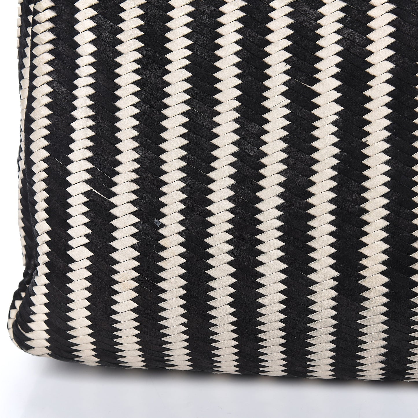 Nappa Intreccio Sacca Tote Cera Black