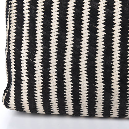 Miu Miu Nappa Intreccio Sacca Tote Cera Black 13 of 23