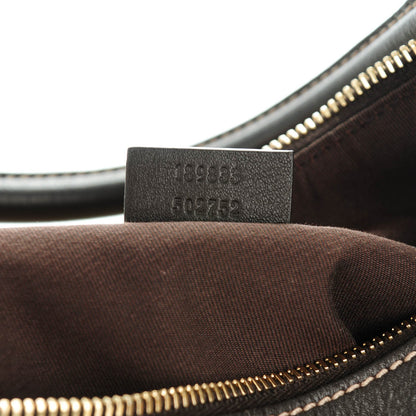 Gucci Monogram Large D Gold Hobo Dark Brown 7 of 7
