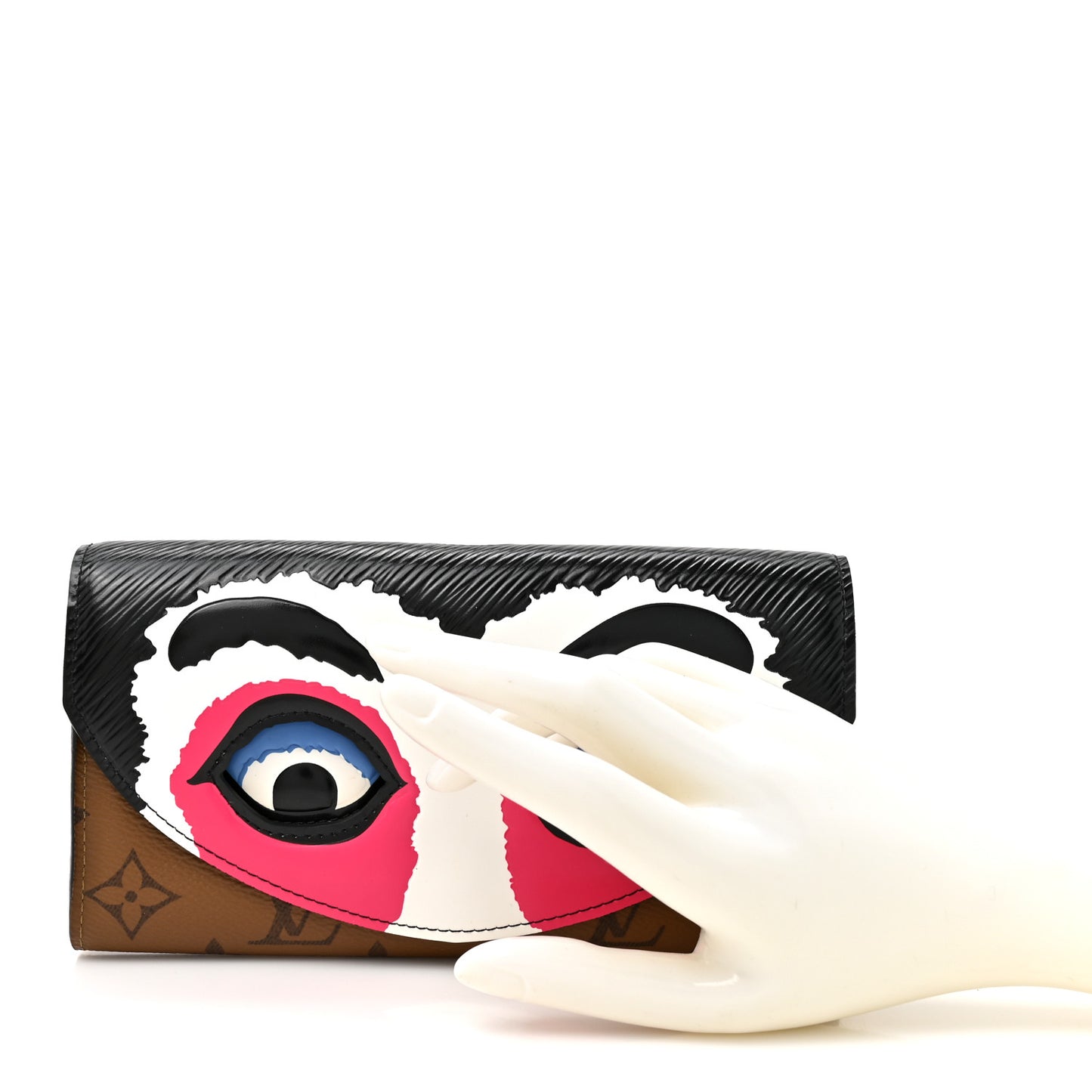 Reverse Monogram Kabuki Sarah Wallet