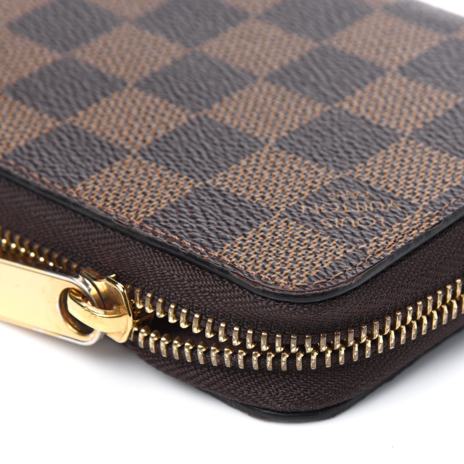 Louis Vuitton Damier Ebene Zippy Wallet Rose Ballerine 17 of 19