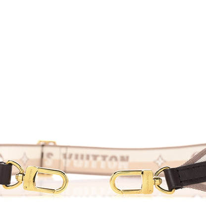 Louis Vuitton Jacquard Speedy Bandouliere 20 Shoulder Strap Beige Brown 3 of 5