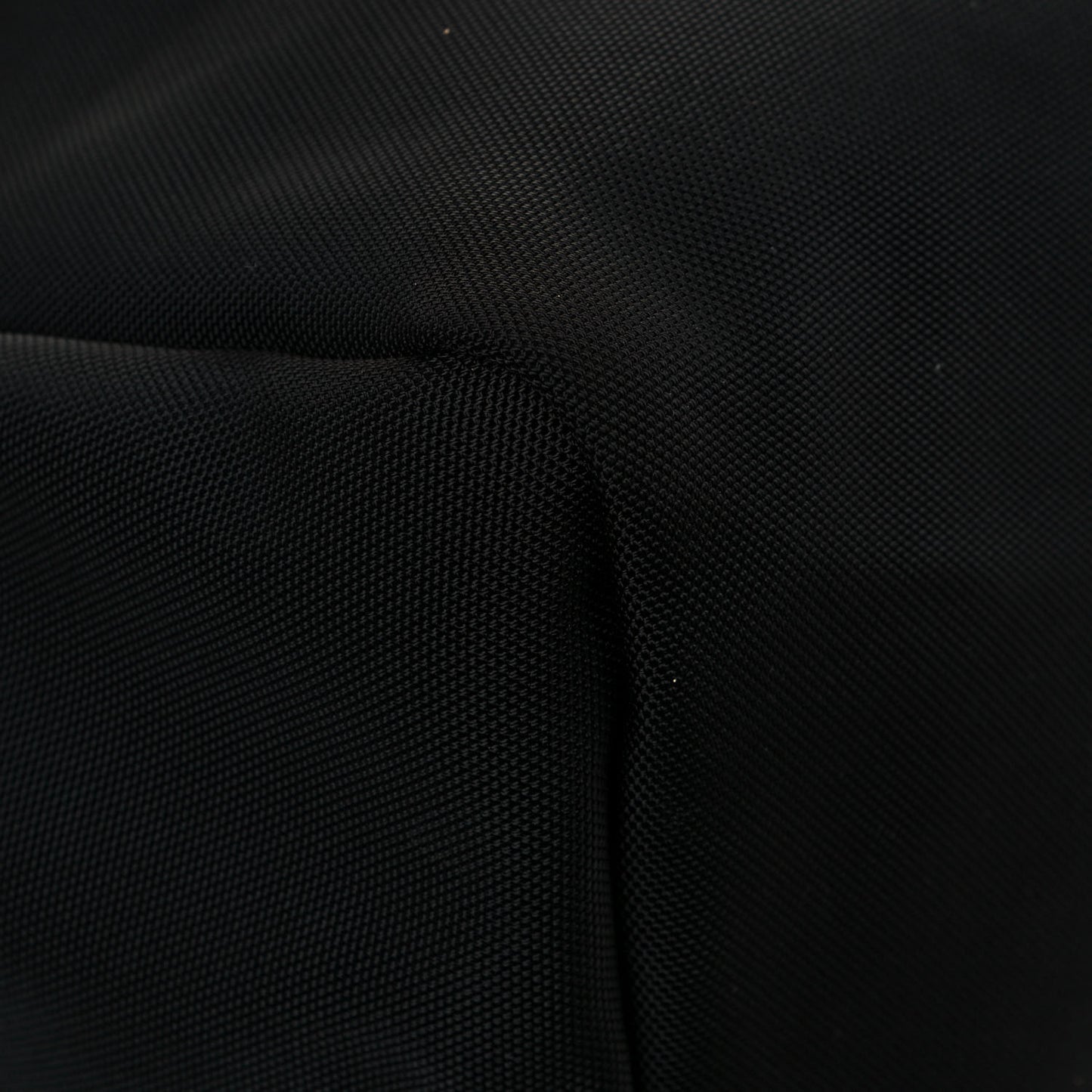 Techno Canvas Web Single Buckle Tote Black