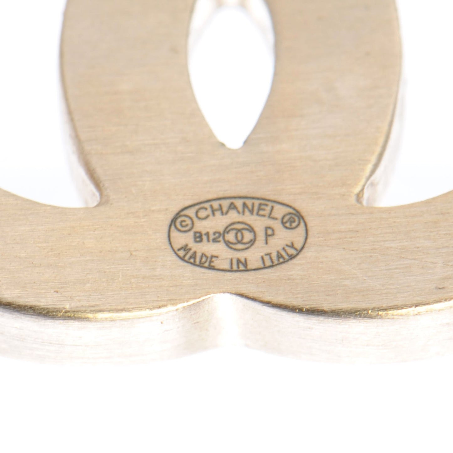 Lambskin CC Earrings Black