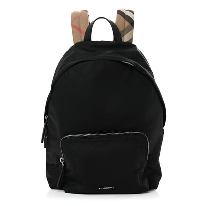 Burberry Nylon Medium Logo Backpack Black 1 of 11