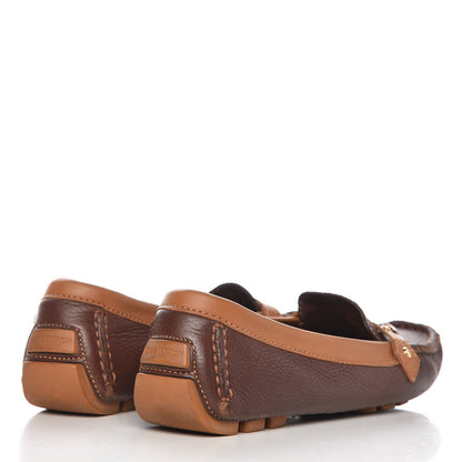 Louis Vuitton Calfskin Oxford Loafers 41 Brown Cognac 4 of 15