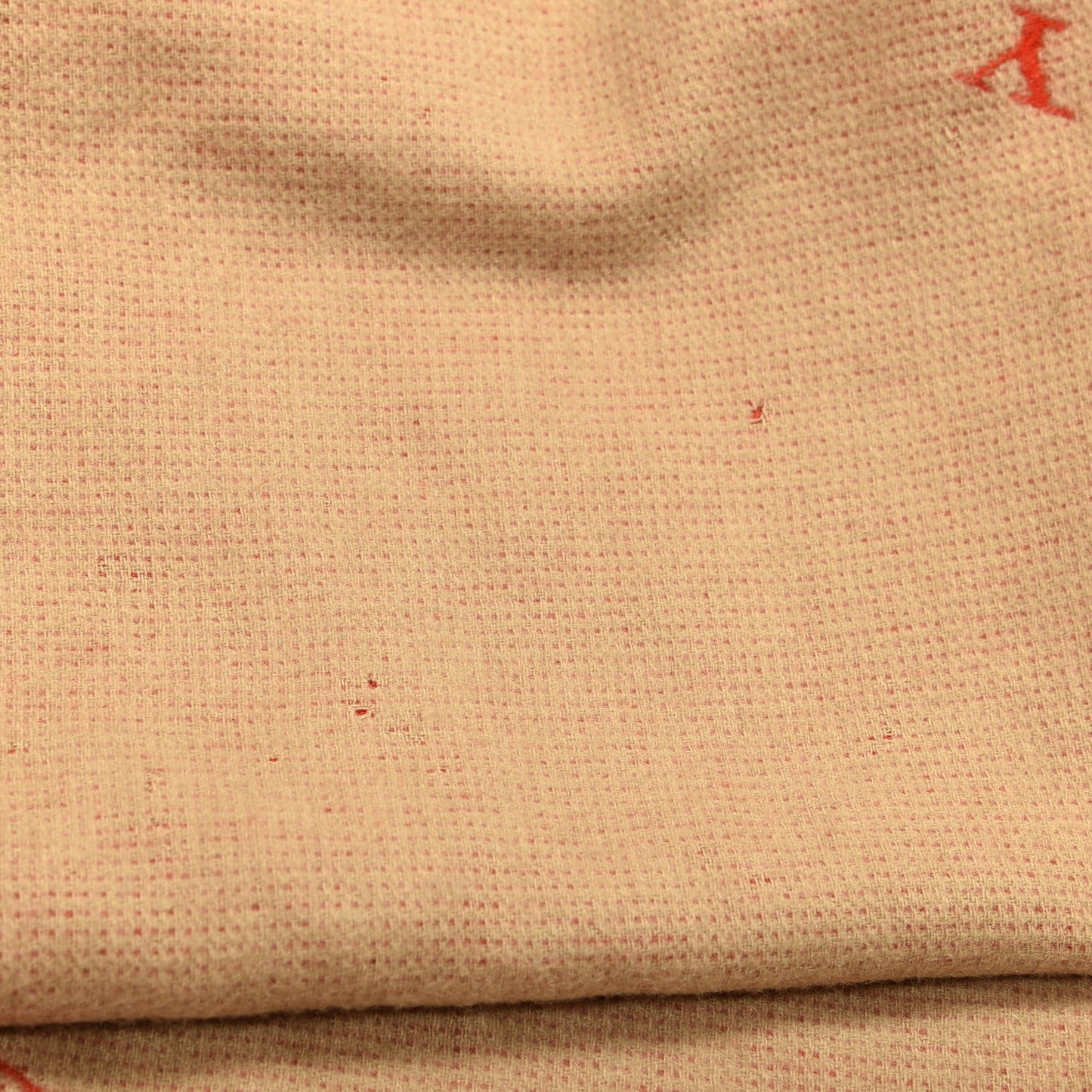 Cashmere Logo Triangle Fringe Cape Scarf Scarf Camel Red