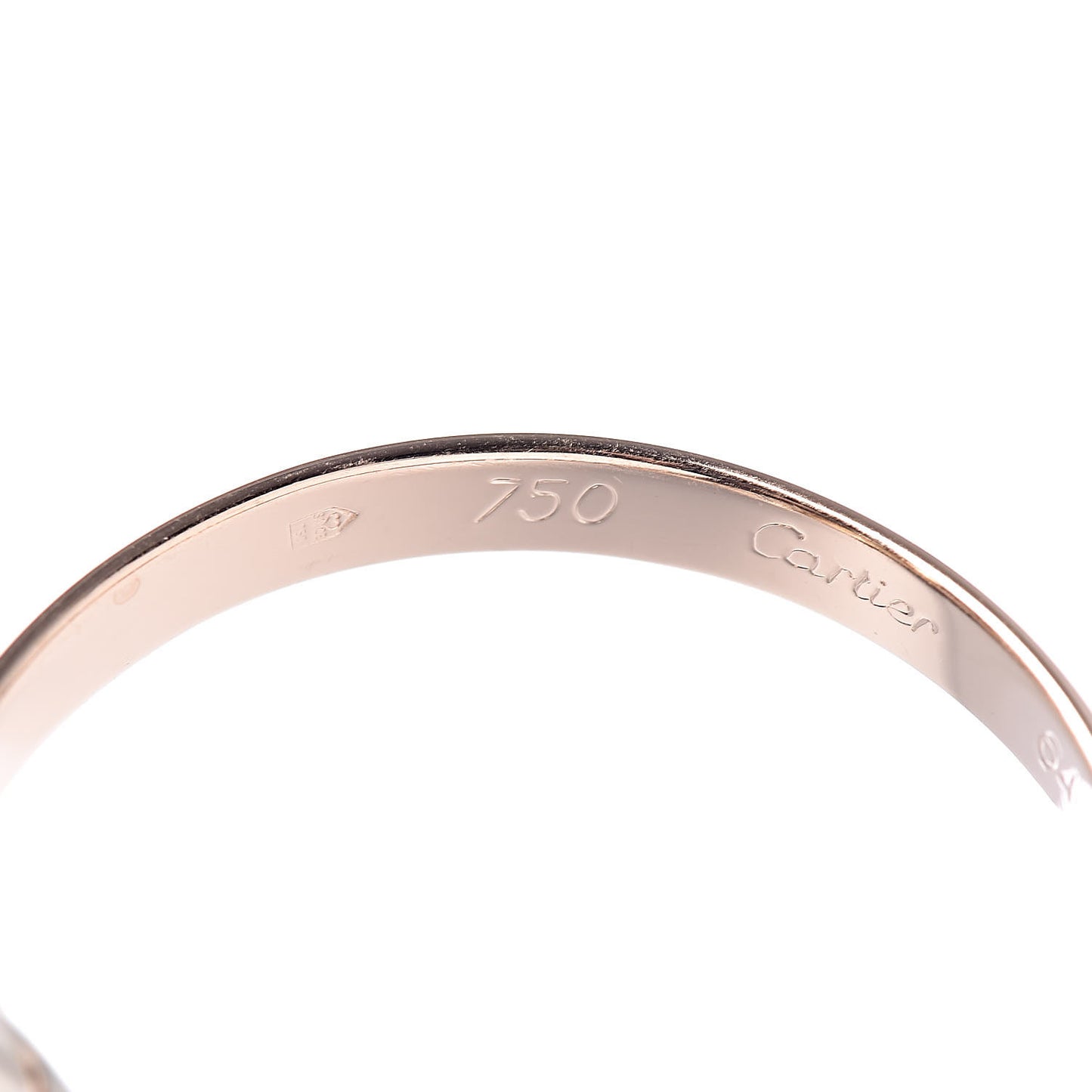18K Pink Yellow White Gold Trinity Ring 64 10.75