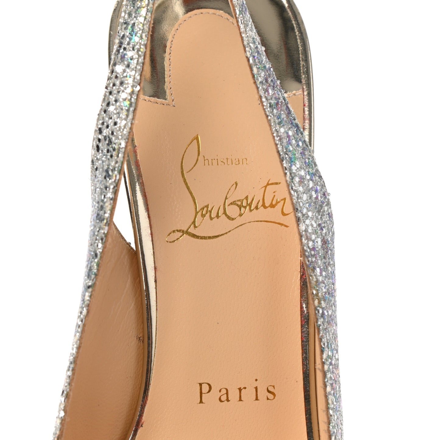 Glitter Private Number 120 Pumps 37.5 Light Gold