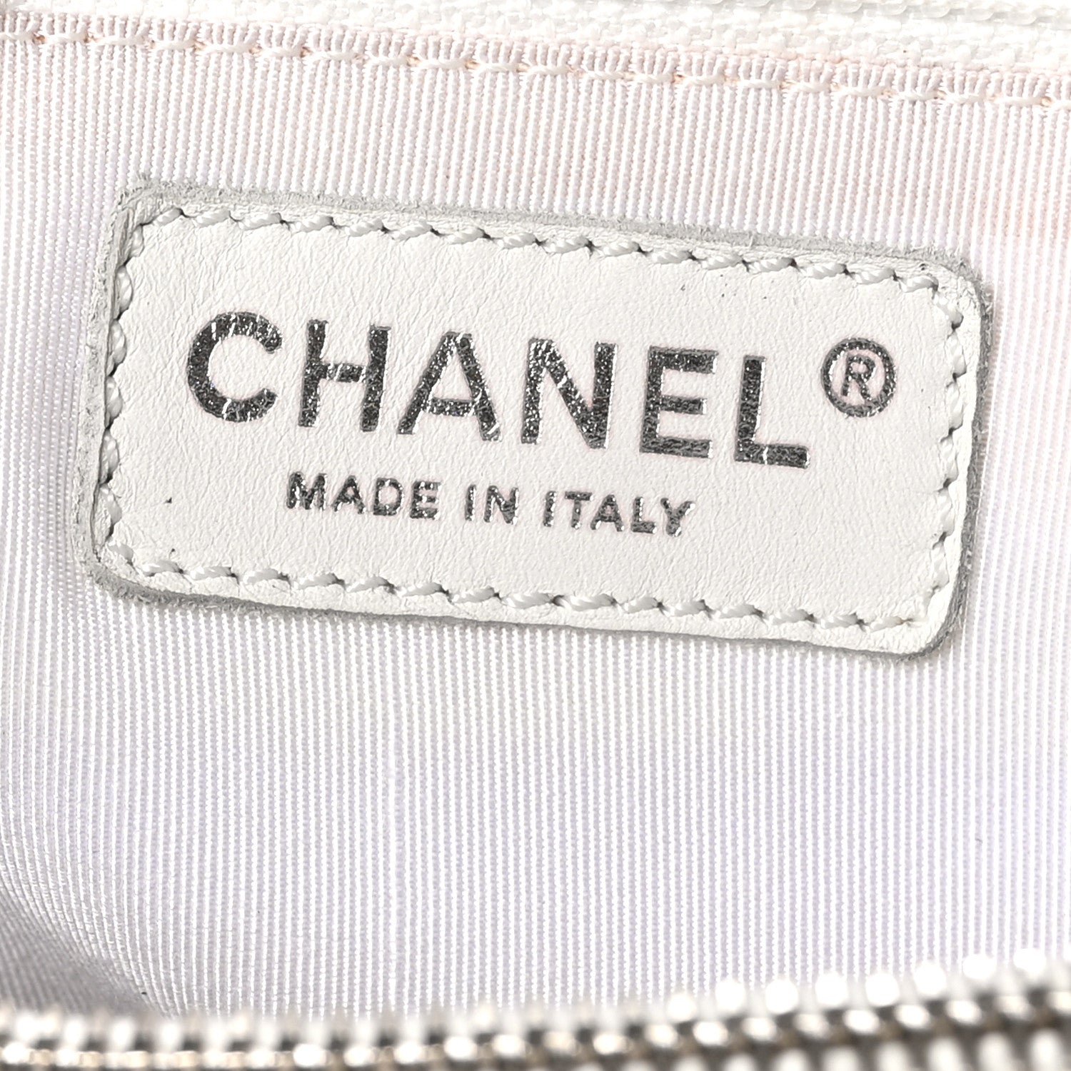Chanel Caviar Quilted Grand Shopping Tote GST White 6 of 11