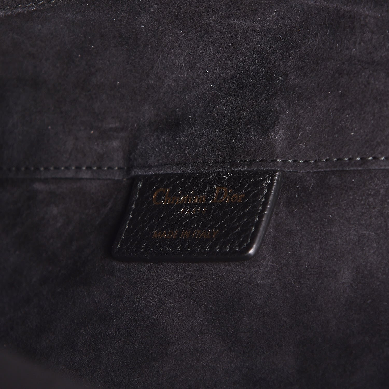 Christian Dior Grained Calfskin D-Bee Shopper Black 8 of 9