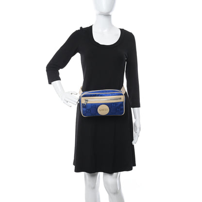 Gucci Econyl Nylon Monogram Off The Grid Belt Bag 95 38 Orient Blue New Plaster 2 of 8