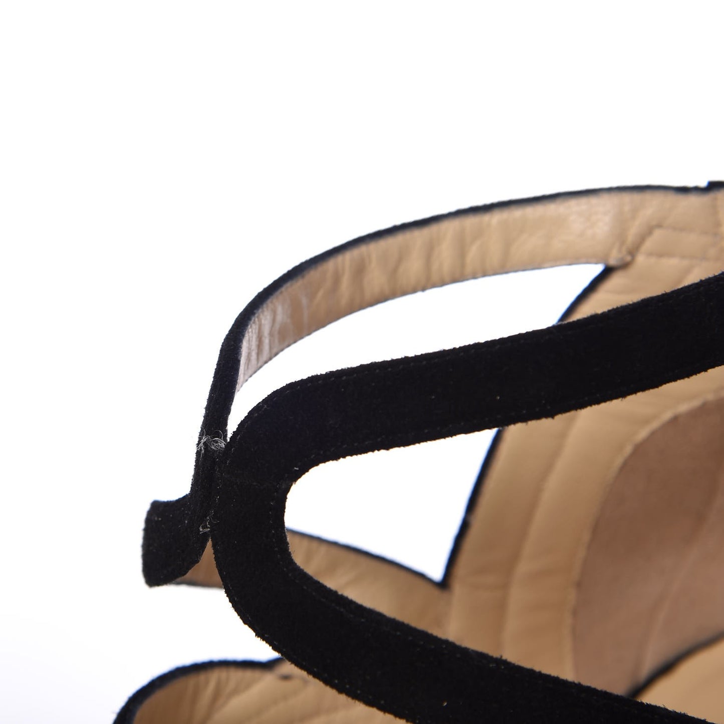 Suede Sequin Tempest Sandals 41.5 Silver