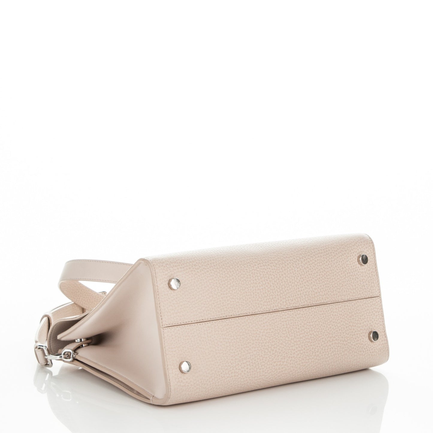Grained Calfskin Medium Diorever Flap Tapioca