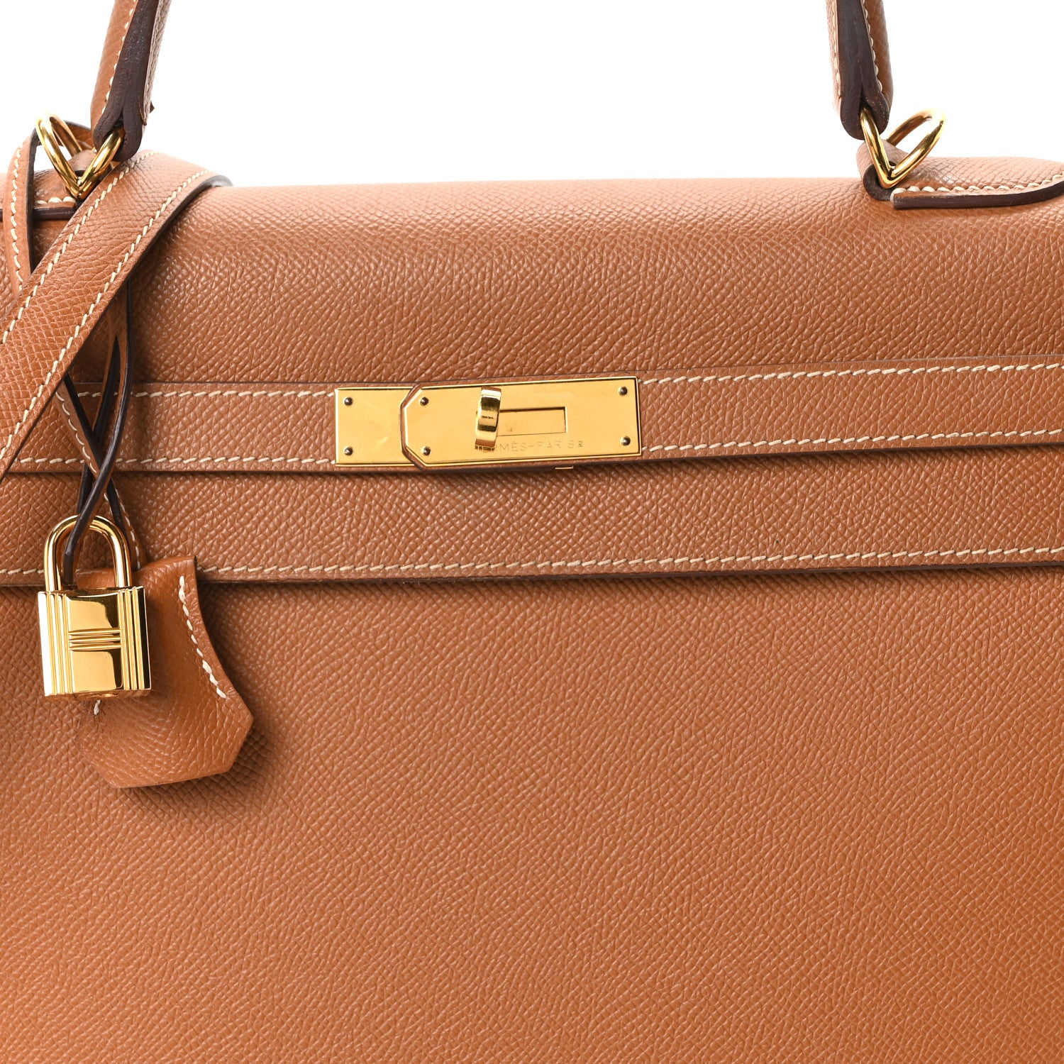 Hermes Epsom Kelly Sellier 35 Gold 8 of 10