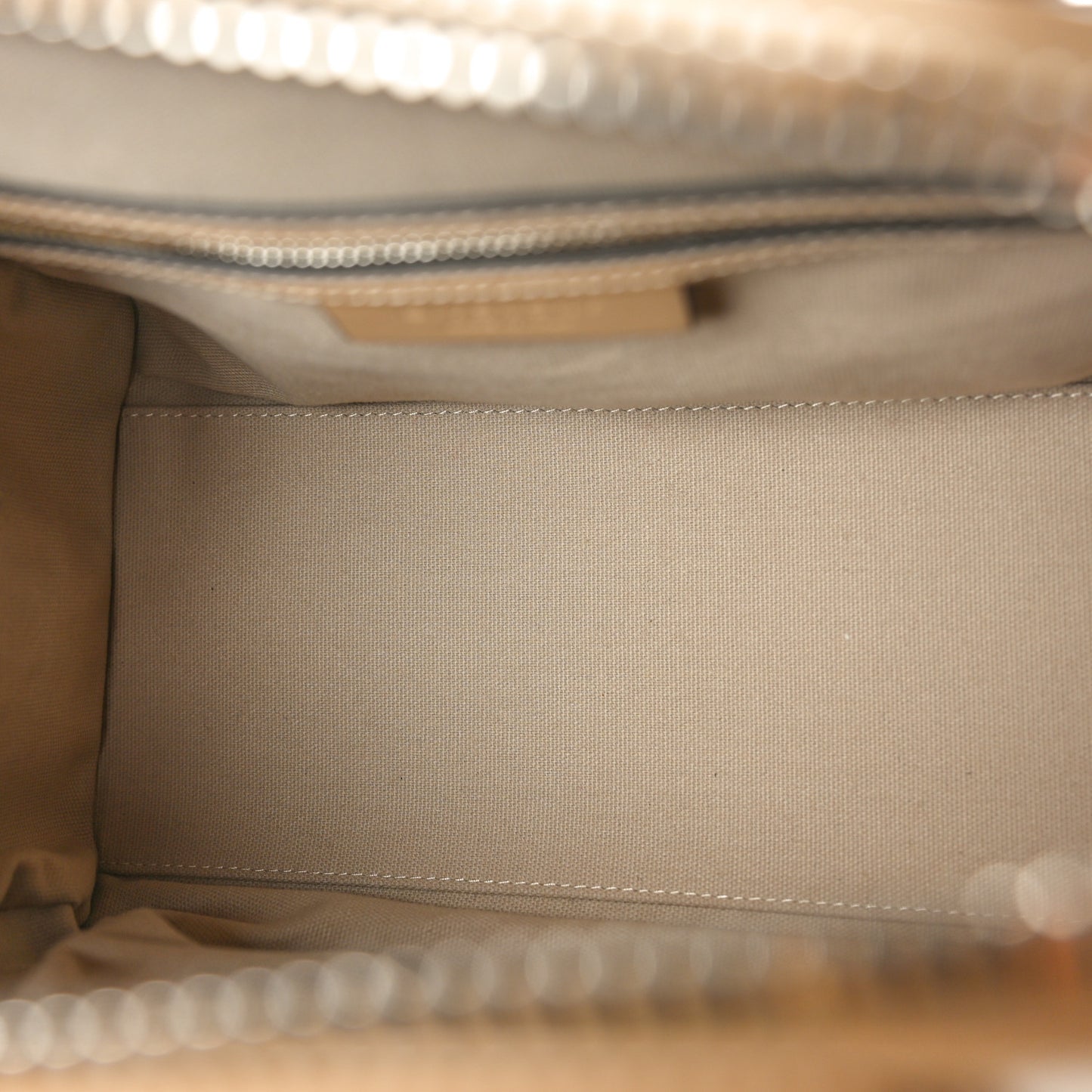 Shiny Lord Calfskin Small Antigona Beige Cappuccino