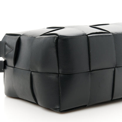 Bottega Veneta Lambskin Maxi Intrecciato Brick Cassette Bag Black 10 of 12