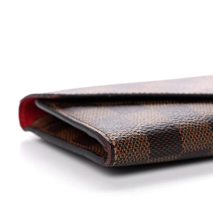 Louis Vuitton Damier Ebene Josephine Wallet Red 11 of 13