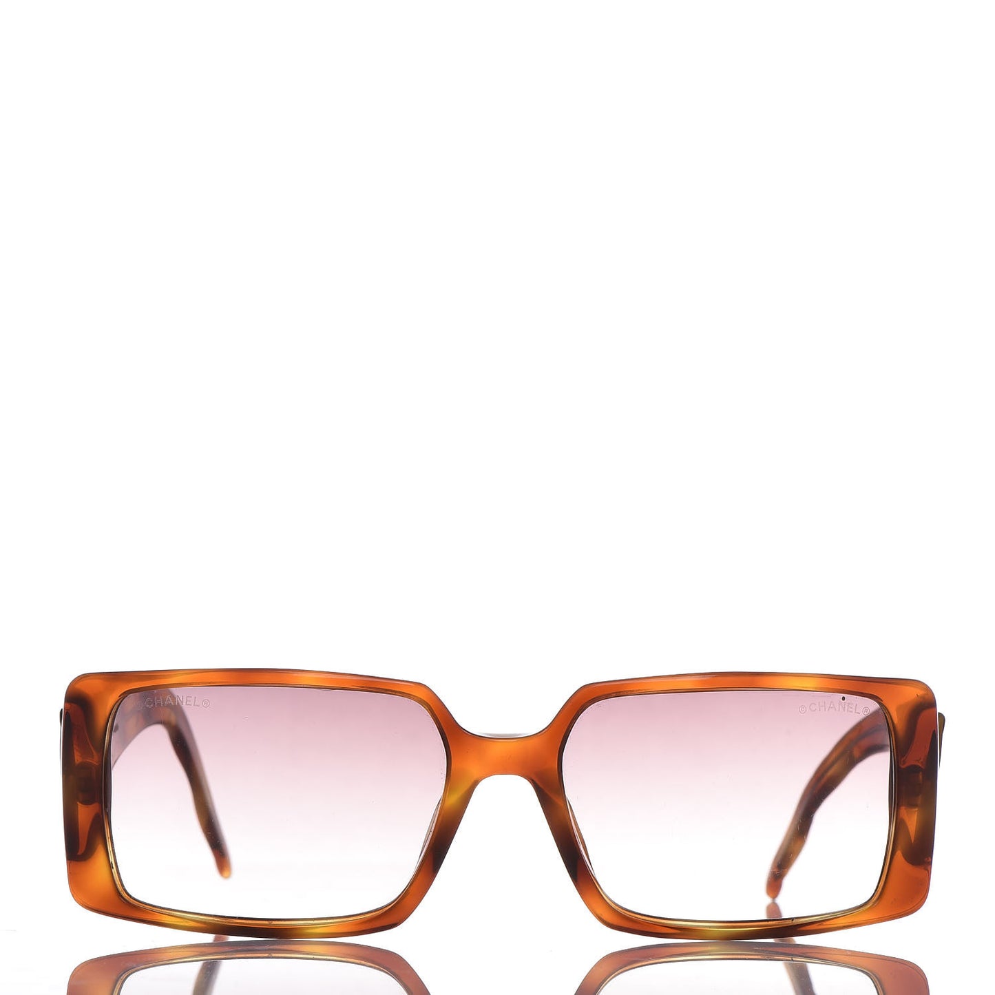 Quilted CC Sunglasses 5045 Tortoise