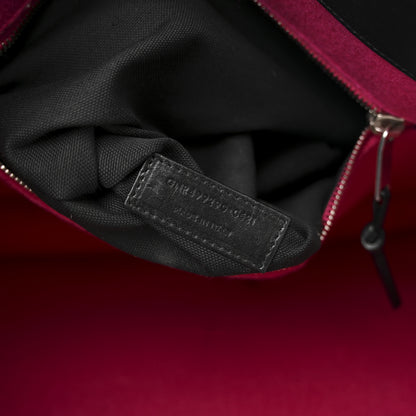 Saint Laurent Wool Rive Gauche Tote Fuchsia 7 of 13
