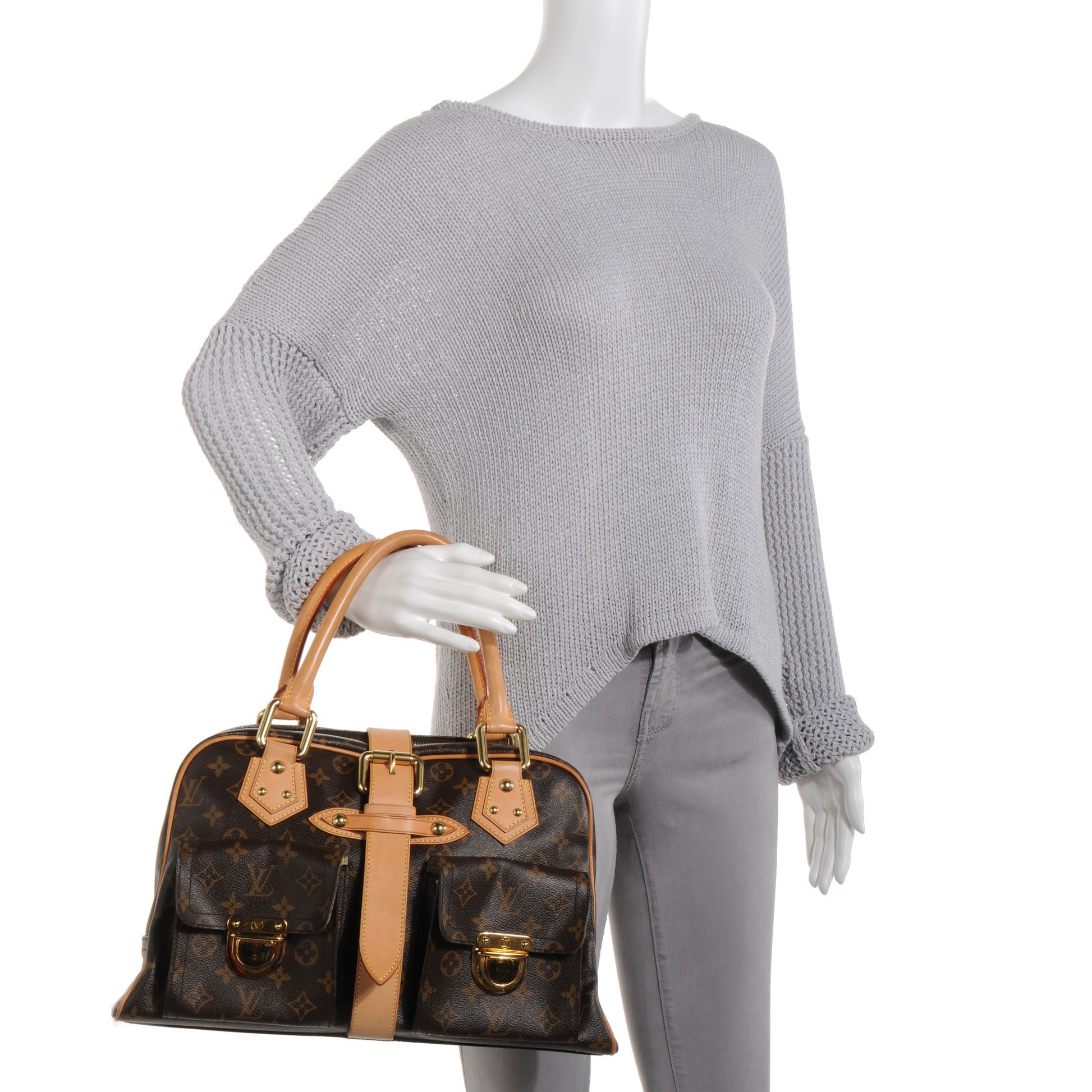 Louis Vuitton Monogram Manhattan GM 2 of 8