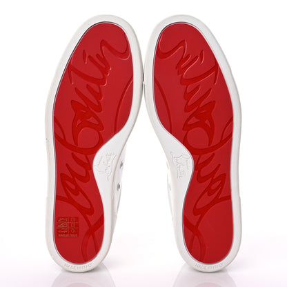 Christian Louboutin Calfskin Vieira Flat Sneakers 40 White 5 of 11
