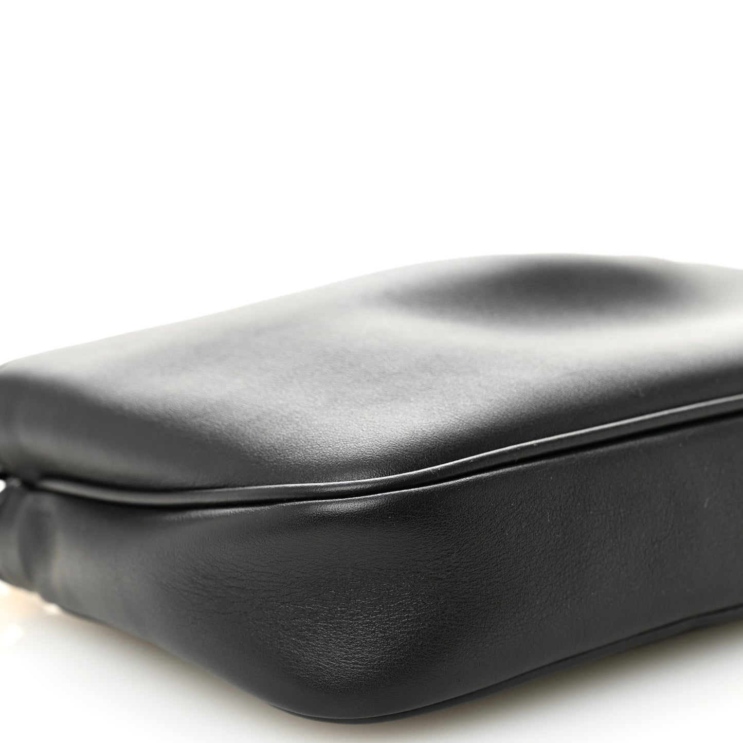 Natural Smooth Calfskin Rodeo Sling Pochette Black